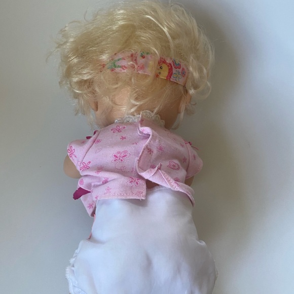 2007 blonde baby alive doll learn to potty